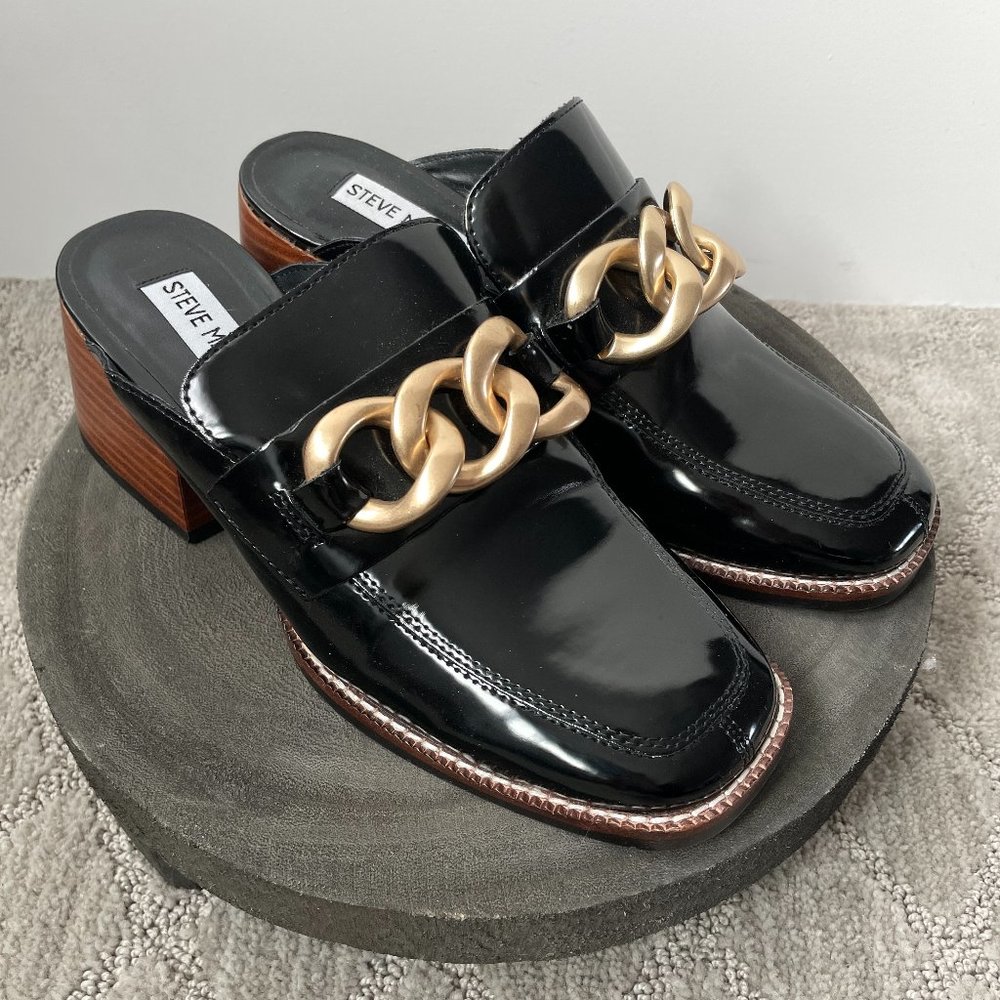 Steve Madden Lorie Mule Loafer Black